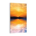 Obraz na płótnie 70x100 - Zachód słońca nad oceanem - zachód słońca,