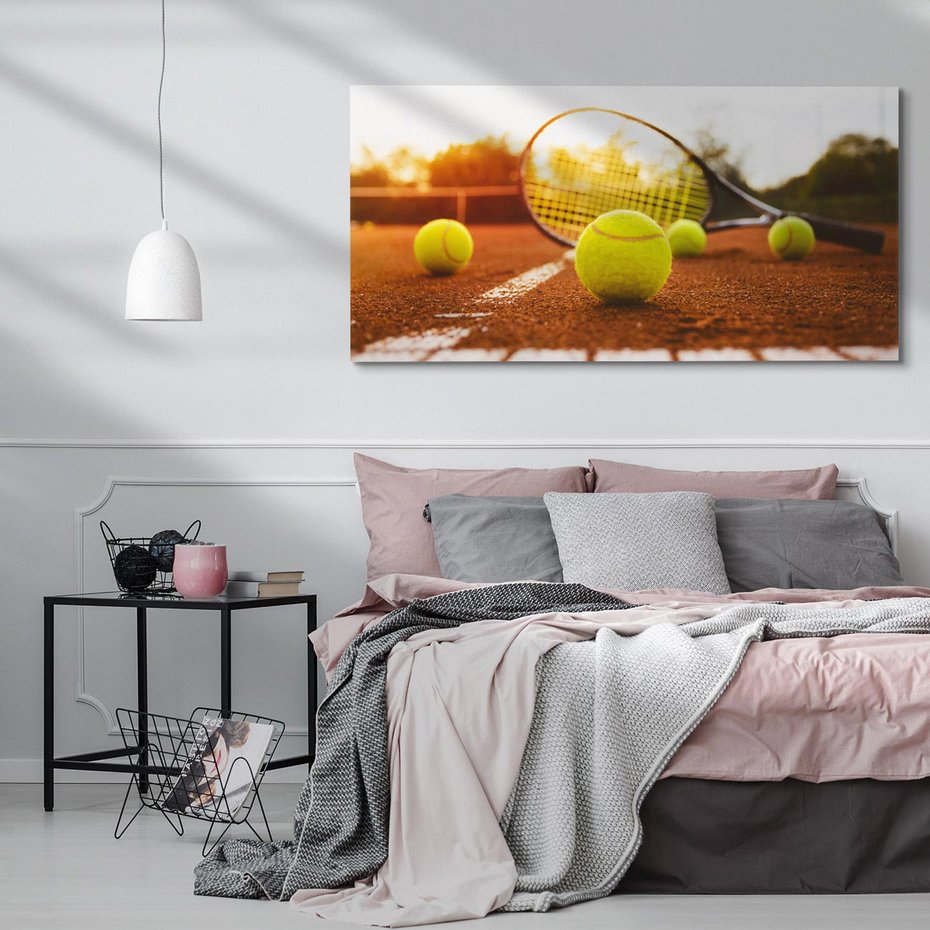 Obraz na płótnie 100x50 - Moc sportowej rywalizacji - tenis, kort