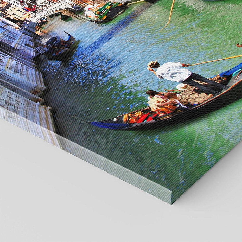 Obraz na płótnie 70x100 - Romantyczna gondola w Wenecji - Wenecja, gondola