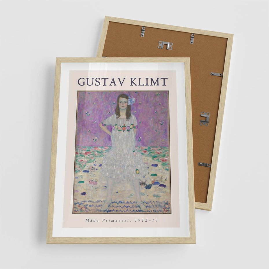 Plakat w ramie 50x70 - Gustav Klimt: Reprodukcja - reprodukcja, gustav klimt - rama drewno