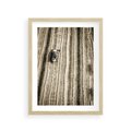 Plakat w ramie 30x40 - Sepia na Polu - kombajn, pole - rama drewno