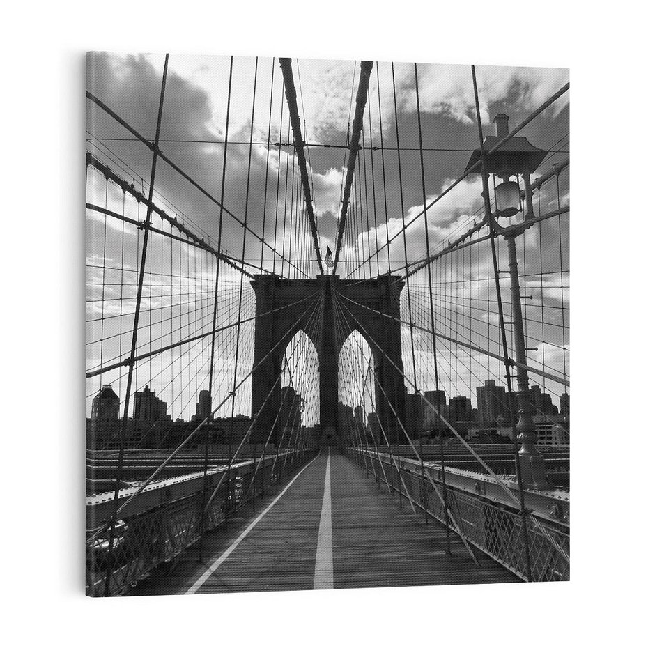 Obraz na płótnie 70x70 - Most Nowoczesności - most, nowoczesny