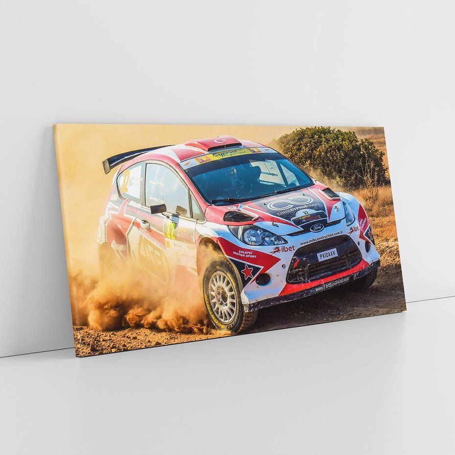 Obraz na płótnie 100x50 - Adrenalina na Torze Rajdowym - rajdy, samochodowe