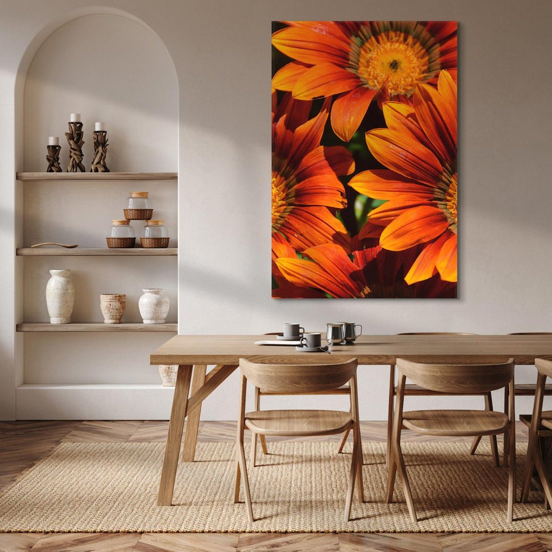 Obraz na płótnie 50x70 - Kwiatowa Esencja - kwiat, kwiaty