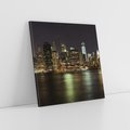 Obraz na płótnie 70x70 - Nowy Jork nocą - New York, Nowy