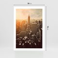 Plakat bez ramy 50x70 - Nowojorska Skyline - Manhattan, Nowy Jork