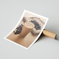 Plakat bez ramy 30x40 - Kawa ice coffee: orzeźwiający napój - kawa, ice