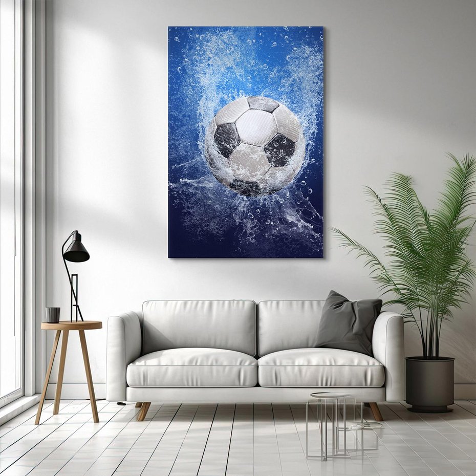 Obraz na płótnie 80x120 - Młodzieżowy Zapał - piłka, młodzieżowy