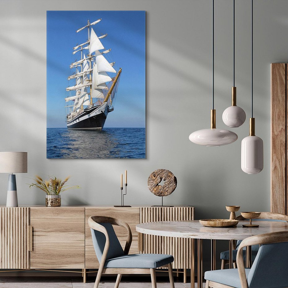 Obraz na płótnie 80x120 - Podróż na Żaglowcu Przygody - żaglowiec, podróż