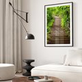 Plakat bez ramy 50x70 - Magia Leśnej Ścieżki - ścieżka, w lesie