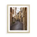 Plakat w ramie 40x50 - Magiczne widoki - uliczka, perspektywa - rama drewno