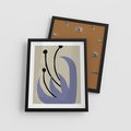 Plakat w ramie 40x50 - Bezgraniczne Przenikanie - minimalizm, boho plakat - rama czarna