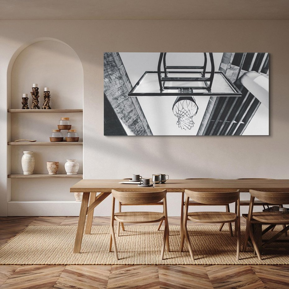 Obraz na płótnie 100x50 - Koszykówka - Radość Gry w Kosz - koszykówka, kosz