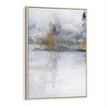 Obraz w ramie 50x70 - Kontrastujące Chaosy - abstrakcja, kontrast - rama drewno
