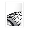 Plakat bez ramy 50x70 - Dynamiczne Kształty - architektura, obłe kształty