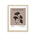 Plakat w ramie 30x40 - Botaniczne wymysły - sztuka boho, plakat - rama drewno
