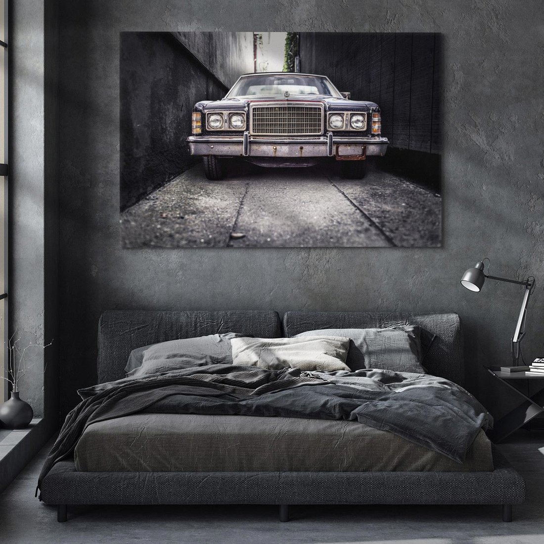 Obraz na płótnie 120x80 - Retro Samochód - Pojazd Z Przeszłości - retro, samochód