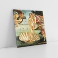 Obraz na płótnie 70x70 - "Narodziny Wenus" (1485), Sandro Botticelli - Reprodukcja - reprodukcja, obraz na płótnie