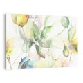 Obraz na płótnie 100x70 - Delikatne Kolory - akwarelowe, kwiaty