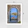 Plakat bez ramy 30x40 - Perspektywa nad morzem - perspektywa, morze