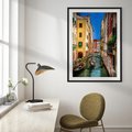 Plakat bez ramy 30x40 - Romantyczna Gondola - Wenecja, gondola