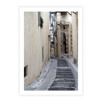 Plakat bez ramy 21x30 - Uroki Włoskiej Uliczki - włoska, uliczka
