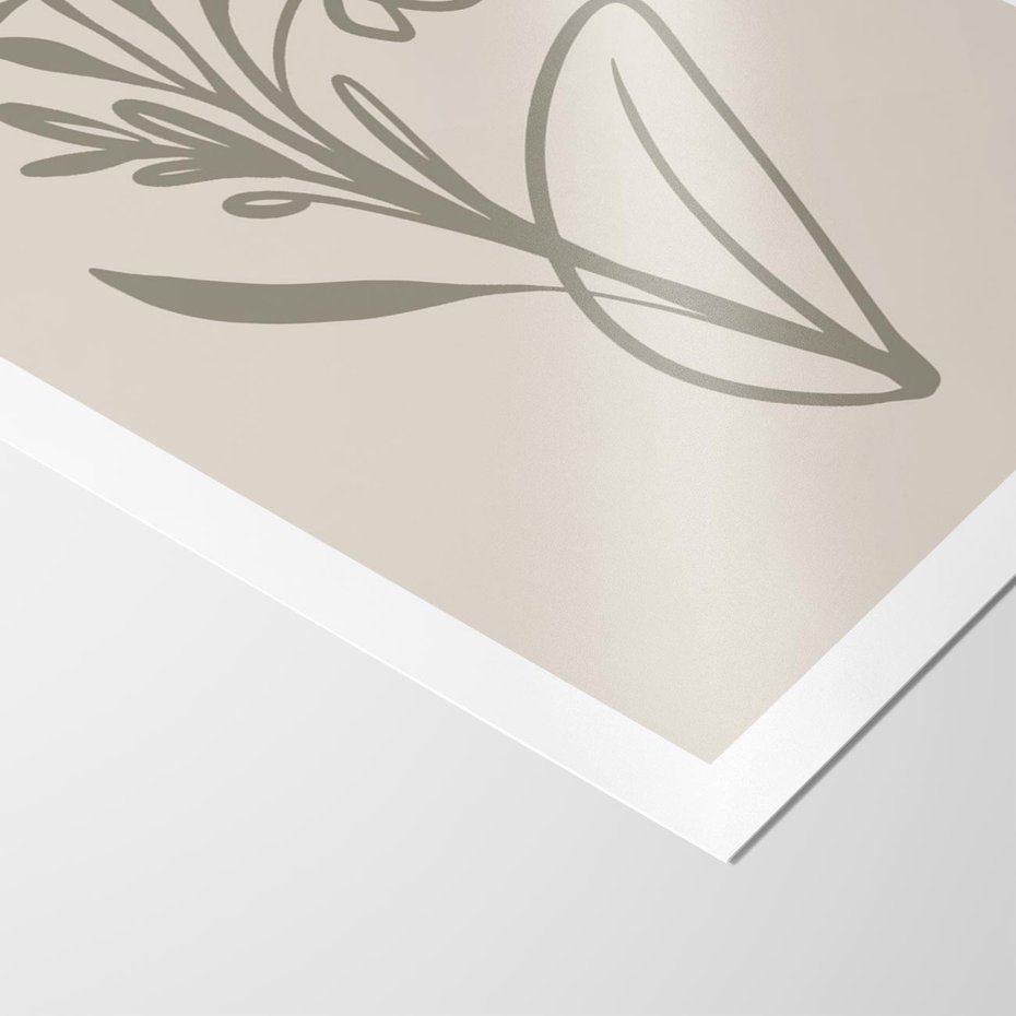 Plakat bez ramy 50x70 - Kwiatowe Spektrum - nowoczesny plakat, subtelna sztuka