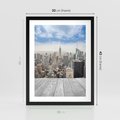 Plakat w ramie 30x40 - Nowojorska energia miejsca - Nowy Jork, miasto - rama czarna