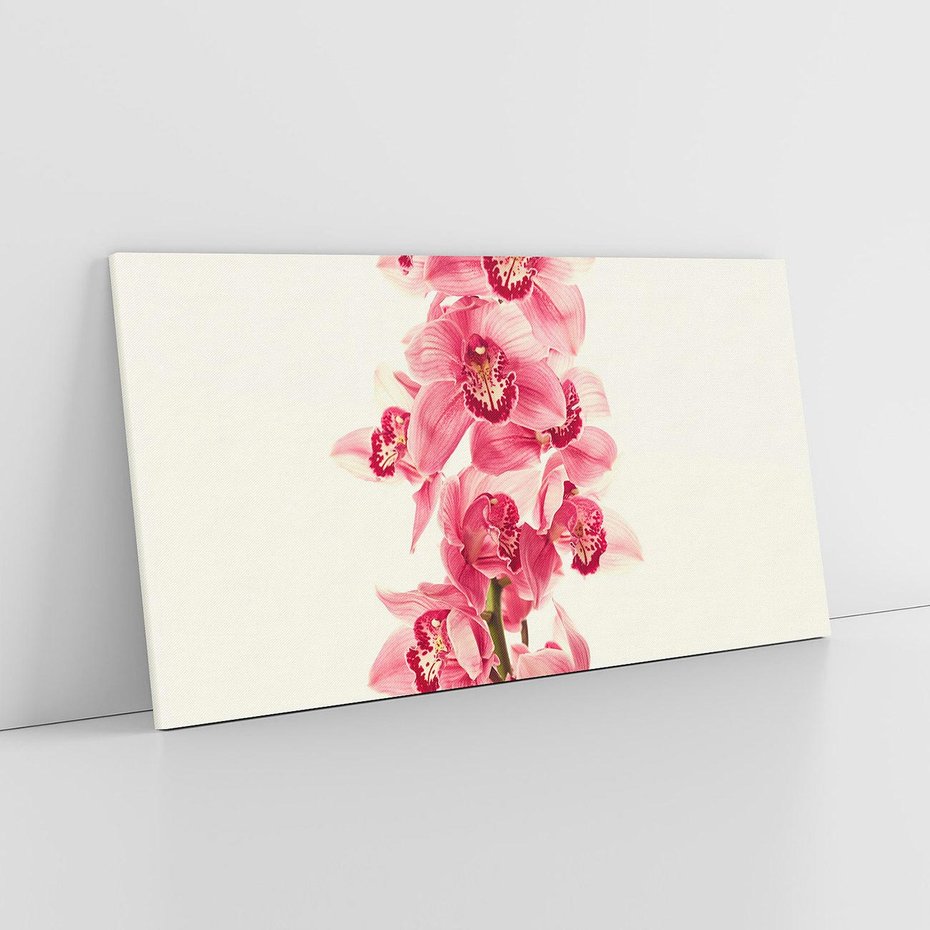 Obraz na płótnie 120x60 - Orchidea w spa - relaks - orchidea, spa