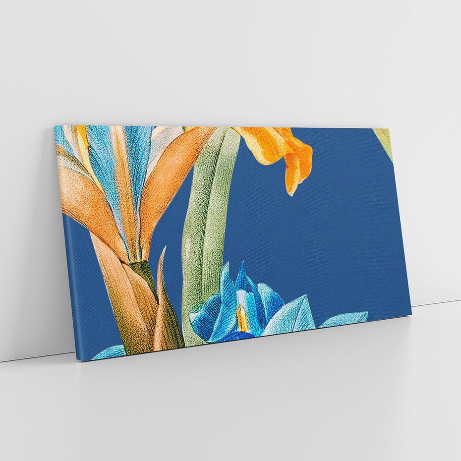 Obraz na płótnie 100x50 - Kwiatowe Impresje z Minionej Ery - wielkoformatowe kwiaty, zbliżenie