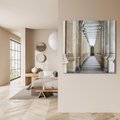 Obraz na płótnie 60x60 - Uroki Kolumn - kolumny, architektura