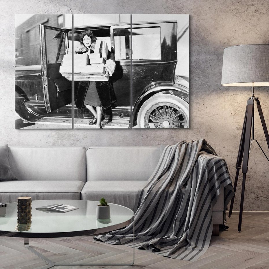 Obraz na płótnie 120x80 - Nostalgiczna Podróż - fotografia vintage, lata 30