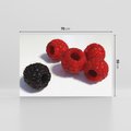 Obraz na płótnie 70x50 - Maliny Jeżyny Owoce - maliny, jeżyny