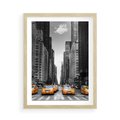 Plakat w ramie 50x70 - Wibracje Nowego Jorku - miasto, Nowy Jork - rama drewno