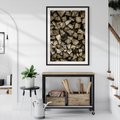 Plakat bez ramy 30x40 - Piękno Drewna - belki drewna, drewno