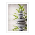 Plakat bez ramy 40x50 - Spa kamienie: naturalne piękno - spa, kamienie