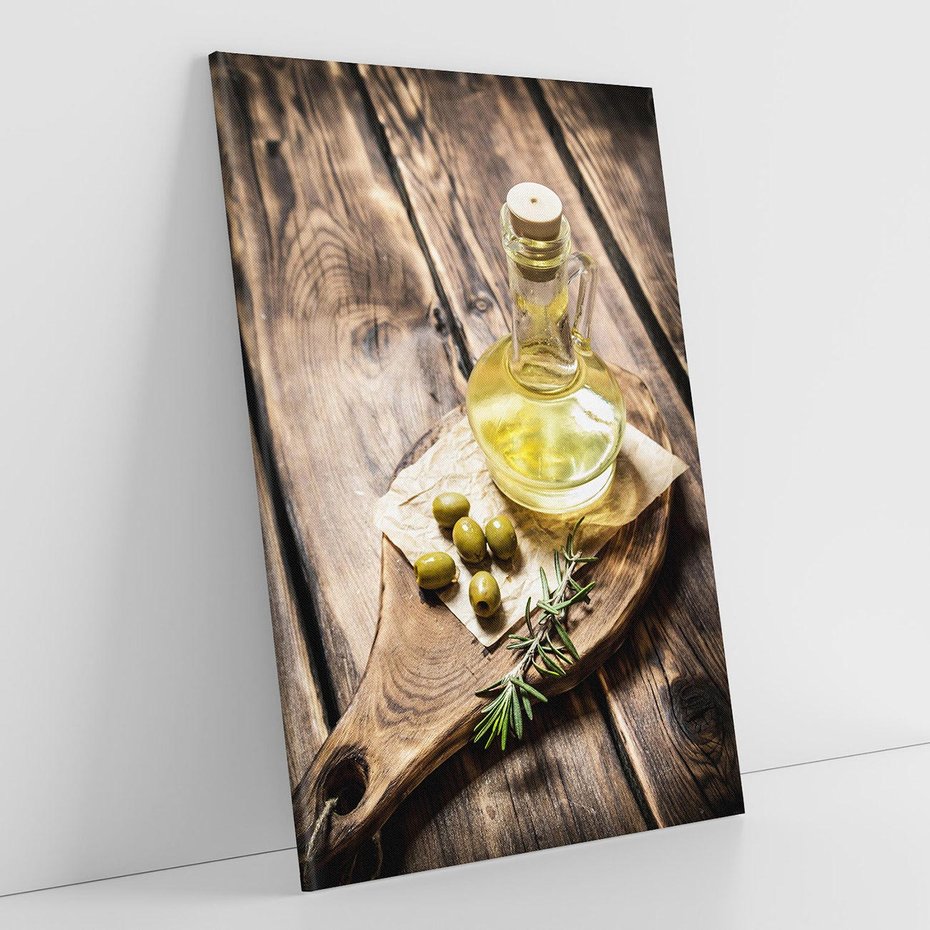 Obraz na płótnie 80x120 - Oliwki w restauracji - oliwa, oliwki