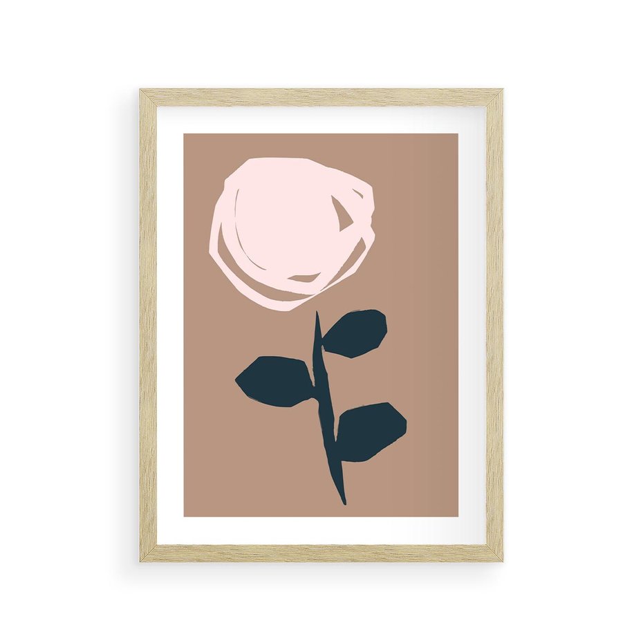 Plakat w ramie 30x40 - Niewytłumaczalne - abstrakcyjny obraz, plakat - rama drewno