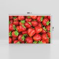 Obraz na płótnie 100x70 - Słodkie kuszenie - truskawki, owoce