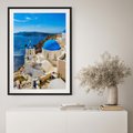 Plakat bez ramy 21x30 - Urokliwy widok na Santorini - Santorini, widok