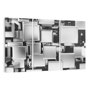 Obraz na płótnie 120x80 - Nowe Wymiary Sztuki - 3D, abstrakcja