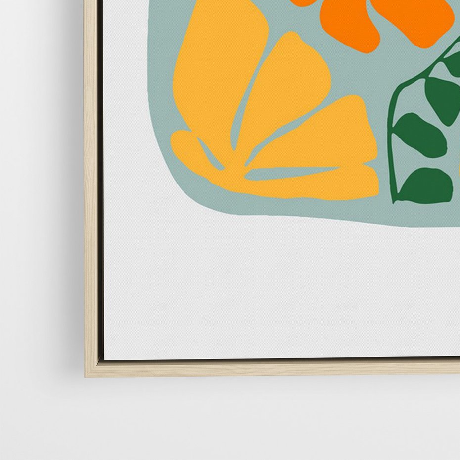 Obraz w ramie 50x70 - Kolorystyczna Ekspresja - czajnik, abstrakcja - rama drewno