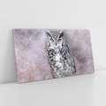 Obraz na płótnie 120x60 - Sztuka abstrakcyjna: Pies - sowa, sztuka