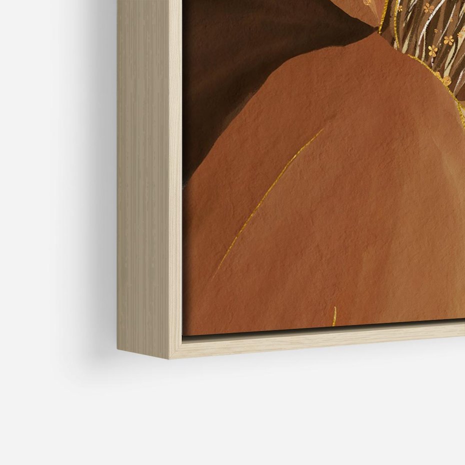 Obraz w ramie 120x80 - Wyraz Luksusu - sztuka, nowoczesna - rama drewno