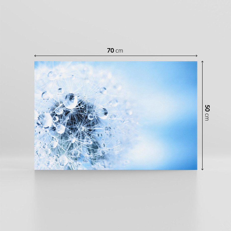 Obraz na płótnie 70x50 - Kwiatowa abstrakcja - abstrakcja, kwiat