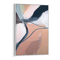 Obraz w ramie 50x70 - Ścieżki Emocji - abstrakcja, farby olejne - rama biała