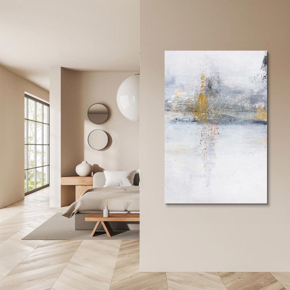 Obraz na płótnie 80x120 - Kontrastujące Chaosy - abstrakcja, kontrast