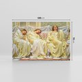 Obraz na płótnie 100x70 - "Marzyciele" (1850-1882) Albert Joseph Moore - Reprodukcja - reprodukcja, obraz na płótnie