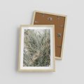 Plakat w ramie 30x40 - Egzotyczny Świat Palm - palmy, liście palmy - rama drewno
