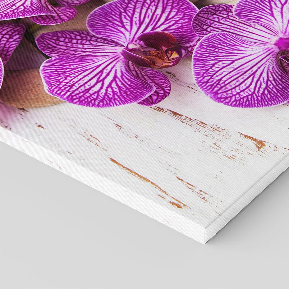 Obraz na płótnie 80x120 - Relaksujące spa w otoczeniu orchidei - spa, świece